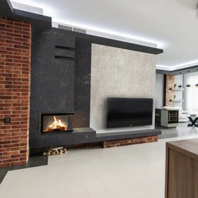 Kratki MBM PW wasserführender Kamineinsatz rechts 12kW