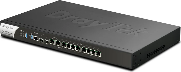 DrayTek Vigor 3910 Rackmount Gigabit Router, 10x RJ-45, 2x SFP+