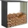 Juskys Enno Metall-Kaminholzregal 163x83x154cm (300554)