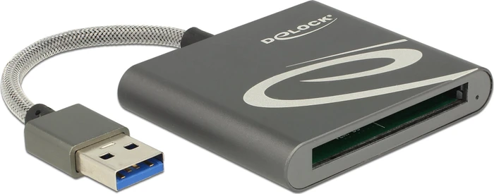 DeLOCK Card Reader für CFast 2.0 Speicherkarten, USB-A 3.0 [Stecker]