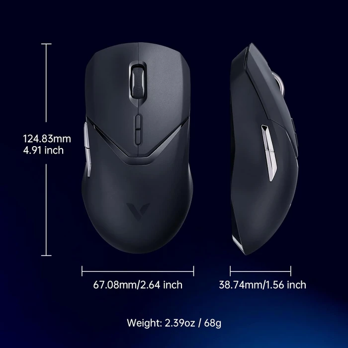 Rapoo VT9PRO 8K/4K Wireless Gaming Mouse schwarz, USB