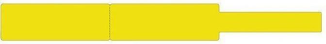 Niimbot Thermoetiketten, 74x12.5mm, gelb, 1er-Pack (65 Etiketten)