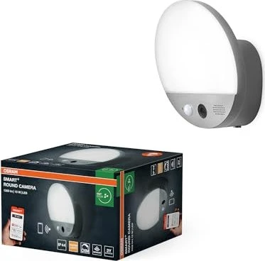 Osram Ledvance SMART+ Wifi Kamera Rund 15W Wandleuchte Dark Gray