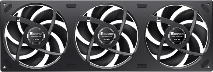 Jonsbo ZA-420B, schwarz, 3x 140mm