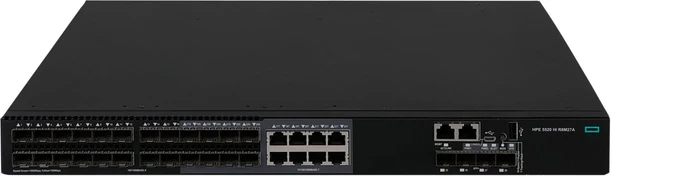 HPE FlexNetwork 5520 HI Rackmount Gigabit Managed Switch, 16x SFP, 8x RJ-45/SFP, 1x Erweiterungsslot