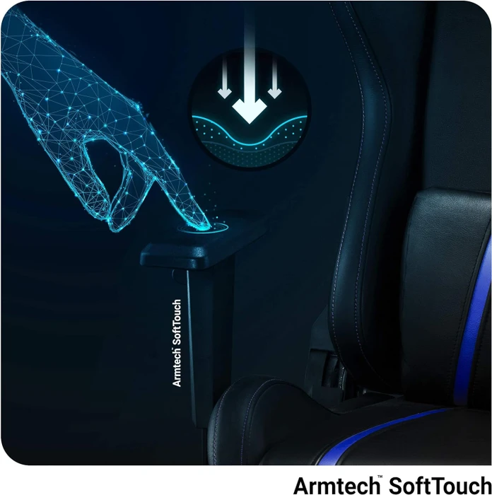 Diablo Chairs X-One 2.0 Normal Gamingstuhl, schwarz/blau
