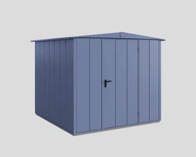 EcoStar Elegant Euroline Typ 2 Gerätehaus taubenblau