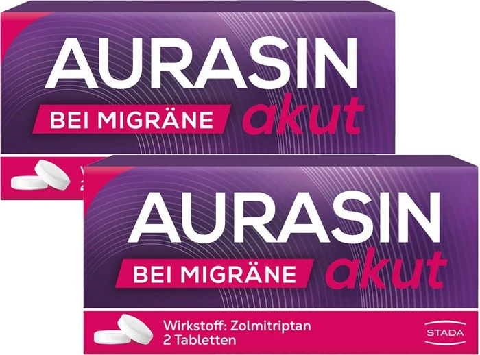 Aurasin akut bei Migräne 2.5mg Tabletten