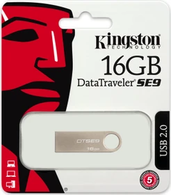 Kingston DataTraveler SE9 16GB, USB-A, USB 2.0