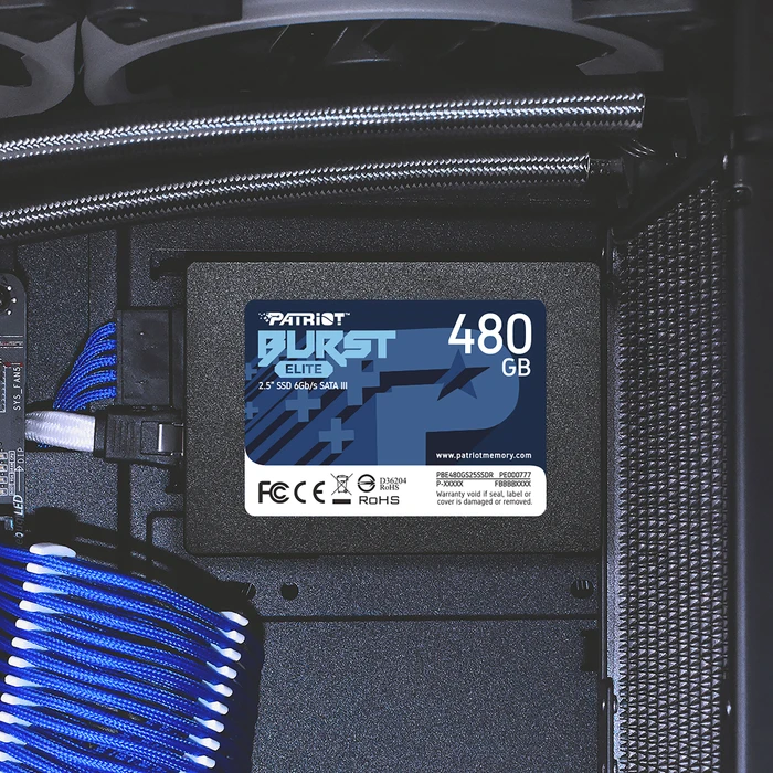 Patriot Burst Elite 480GB, 2.5" / SATA 6Gb/s