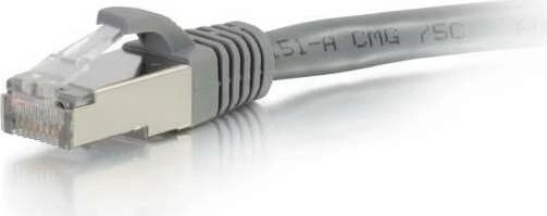 C2G Patchkabel, Cat6a, S/FTP, RJ-45/RJ-45, 1m, grau