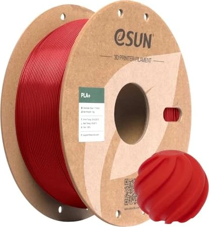 eSUN PLA+, Feuerwehrauto Rot, Spule, 1.75mm, 1.00kg