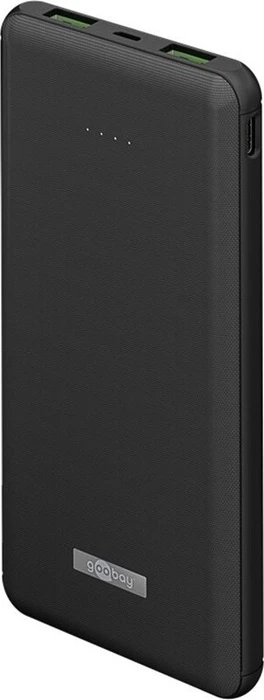 Wentronic Goobay Wireless Schnelllade-Powerbank 10000mAh schwarz