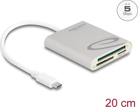 DeLOCK USB-C Card Reader, USB-C 3.0 [Stecker] (91005)