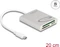 DeLOCK USB-C Card Reader, USB-C 3.0 [Stecker] Vorschaubild