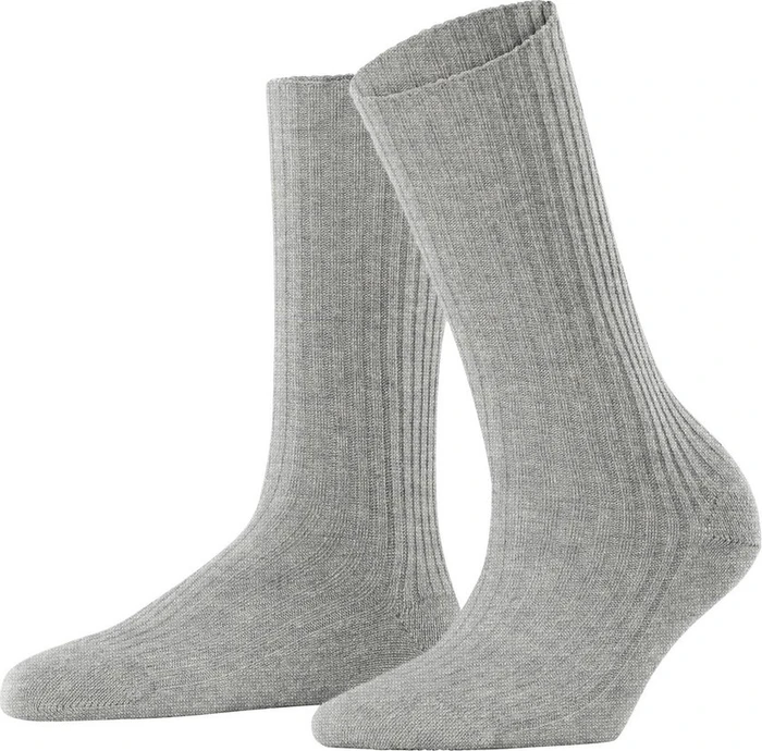 Falke Cosy Wool Boot Socken lt. heather (Damen)