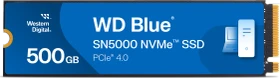 Western Digital WD Blue SN5000 NVMe SSD 500GB, M.2 2280 / M-Key / PCIe 4.0 x4
