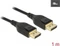 DeLOCK DisplayPort 1.4 Kabel 8K 60Hz schwarz, 1m Vorschaubild