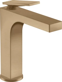 Hansgrohe Axor Citterio 160 Waschbeckenarmatur mit Hebelgriff und Ablauffernbedienung brushed bronze