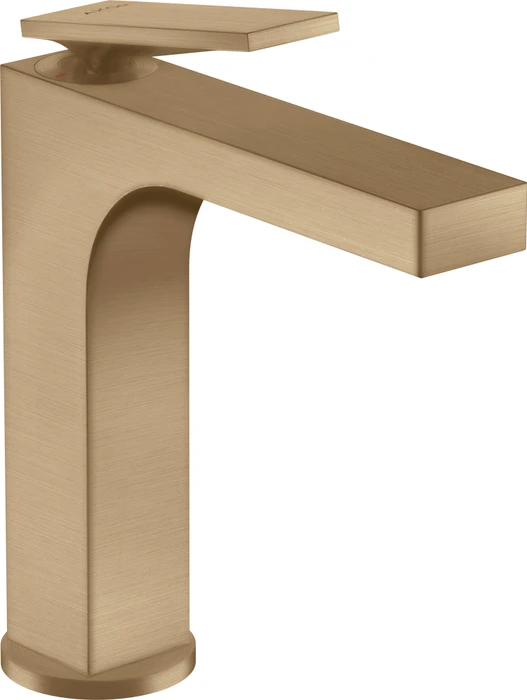 Hansgrohe Axor Citterio 160 Waschbeckenarmatur mit Hebelgriff und Ablauffernbedienung brushed bronze