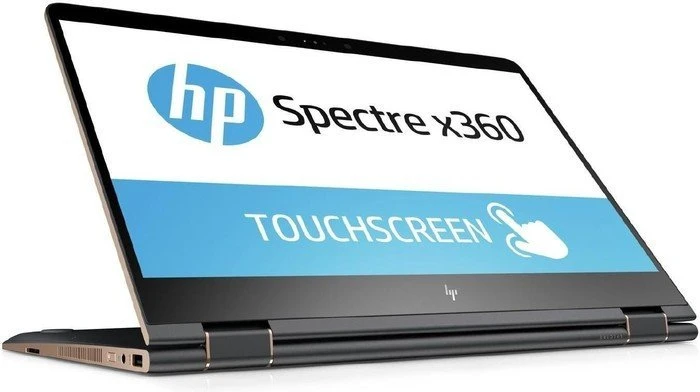 HP Spectre x360 Convertible 15-bl002ng, Dark Ash Silver, Core i7-7500U, 16GB RAM, 256GB SSD, GeForce 940M, DE