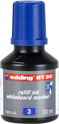 edding BT30 Whiteboardmarker Tintenflasche blau, 30ml