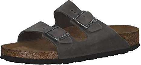 Birkenstock Arizona Nubukleder iron