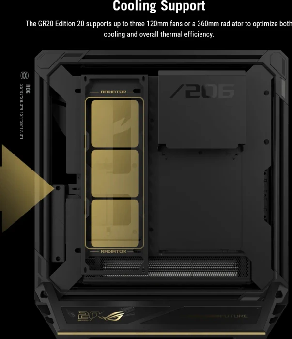 ASUS ROG GR20 Edition 20, Glasfenster