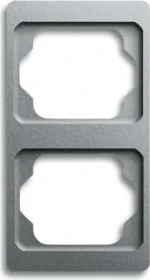 Busch-Jaeger Alpha exclusive Abdeckrahmen 2-fach Rahmen senkrecht, titan