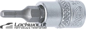 BGS technic Innensechskant Steckschlüssel 1/4", 3x38mm
