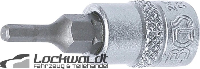 BGS technic Innensechskant Steckschlüssel 1/4", 3x38mm