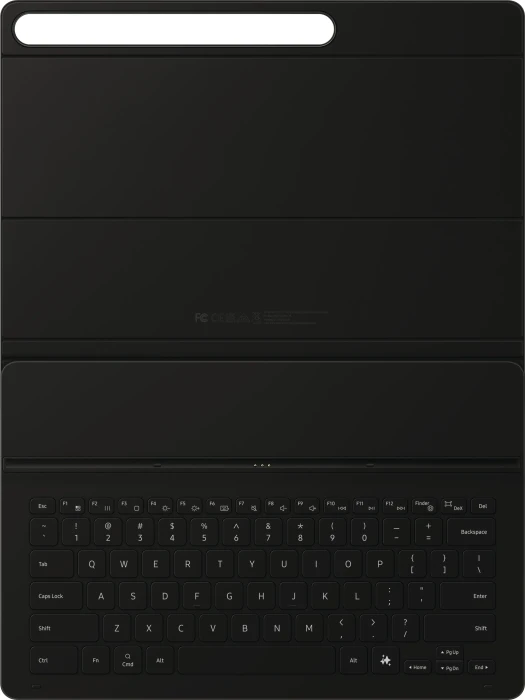 Samsung EF-DX620 Book Cover Keyboard Slim mit AI-Taste für Galaxy Tab S10 FE+, schwarz, DE