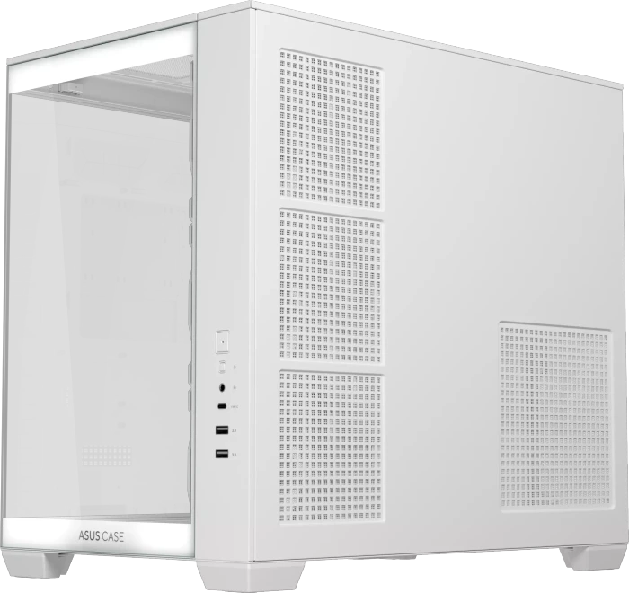 ASUS A32 Plus TG ARGB, weiß, Glasfenster