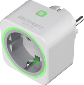Voltcraft SEM6000 Energiekosten-Messgerät weiß, 3680W, Typ F, Smart-Steckdose (SEM6000)