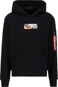 Alpha Industries Camo Panel Hoodie schwarz (Herren)