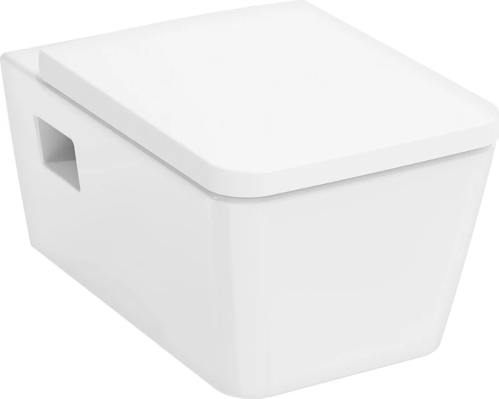 Hansgrohe EluPura Original Q Wand WC Set 540 AquaChannel Flush SmartClean mit WC-Sitz mit SoftClose und QuickRelease