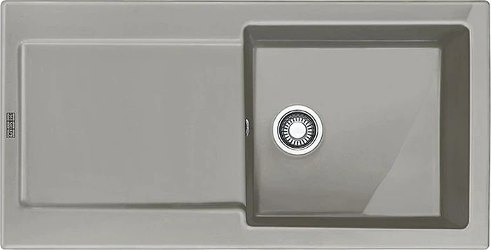 Franke Maris MRK 611-100 Einbau Becken rechts mit Ablauffernbedienung perlgrau matt