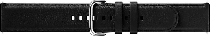 Samsung Leather Band 20mm für die Galaxy Watch Active 2 schwarz