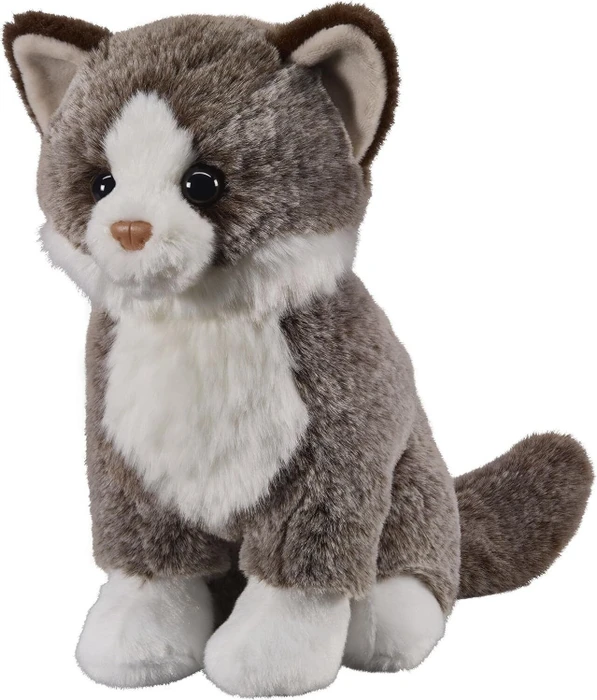 Bauer Deine Tiere mit Herz Katze sitzend 25cm dunkelbraun