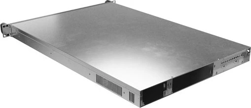 Lanberg Servergehäuse 650/12, schwarz/grau, 1HE, Flex-ATX