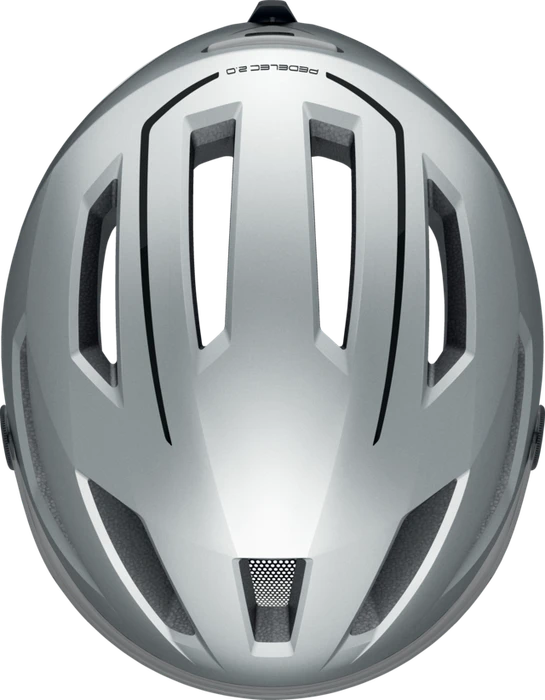 ABUS Pedelec 2.0 ACE Helm silver edition
