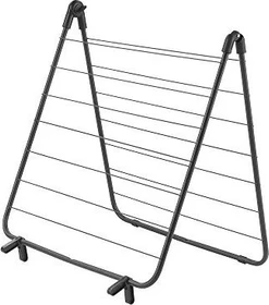 Metaltex Nevis Badewannen-Wäscheständer, 7m Onyx