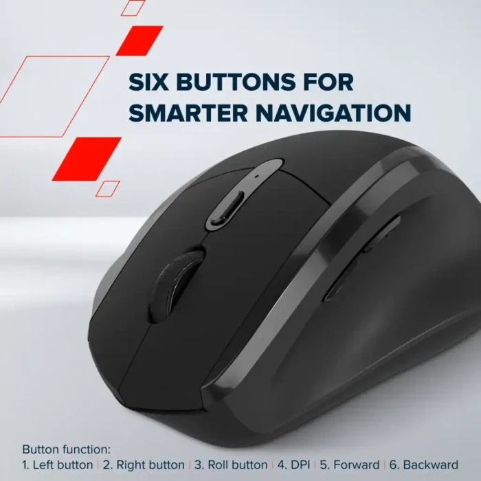 Canyon OnClick 17 Wireless Mouse schwarz, USB