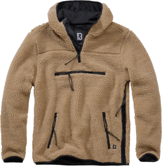 Brandit Teddyfleece Worker Hoodie camel (Herren)