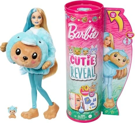 Mattel Barbie - Cutie Reveal Costume Cuties - Teddy Dolphin (verschiedene Ausführungen)