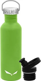 Salewa Double Lid Aurino Trinkflasche 1l fluo green
