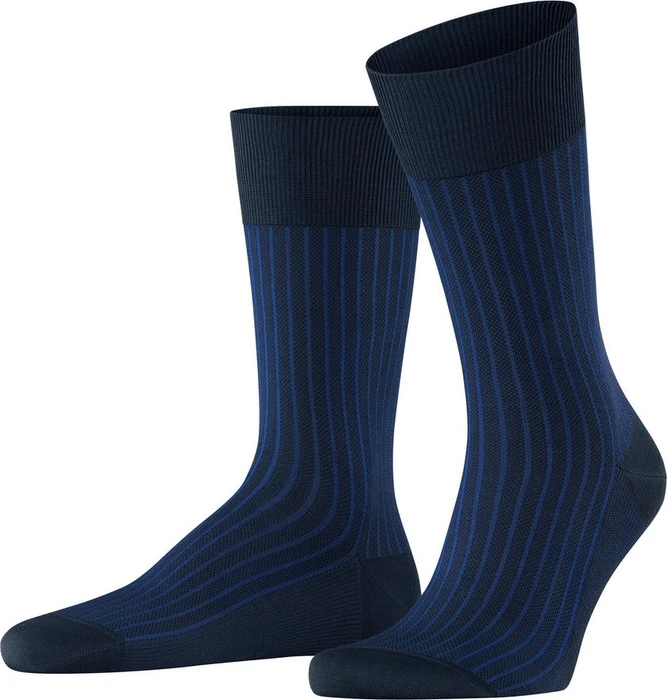 Falke Oxford Stripe Socken space blue (Herren)