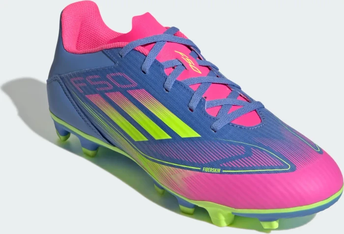 adidas F50 Club FG/MG blue fusion/lucid lemon/lucid pink