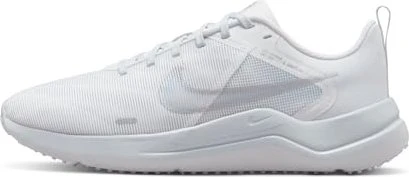 Nike Downshifter 12 white/pure platinum/metallic silver (Damen)