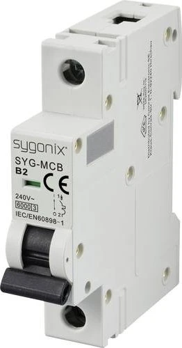 Sygonix Leitungsschutzschalter 1polig 2A 240 V/AC